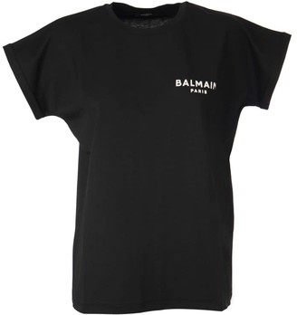 Balmain Flocked Logo T-shirt - Eco Design