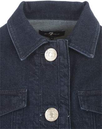 7 For All Mankind Jacket Minmal Big Buttons