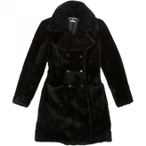 Thumbnail for your product : Alexander McQueen Black Fur Coat