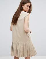 Thumbnail for your product : Weekday Pleat Hem Dress With Pocket