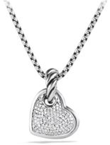 Thumbnail for your product : David Yurman Cable Collectibles Heart Pendant with Diamonds