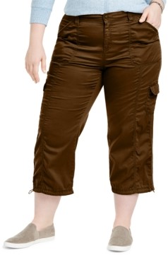 cargo capris plus size