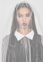Thumbnail for your product : Missy Empire Lilith White Netted Veil Headband