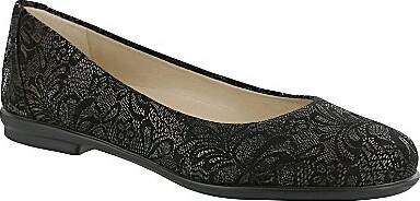 SAS Scenic Lace Print Leather Flats