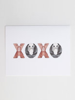 Thumbnail for your product : XOXO Animal Greeting Card