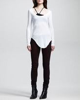 Thumbnail for your product : Helmut Lang HELMUT Halo Harrow Pigment-Washed Skinny Pants