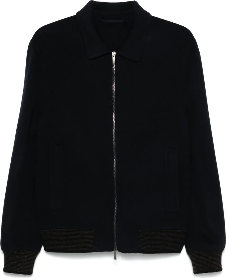 Peserico Zip-Up Bomber Jacket