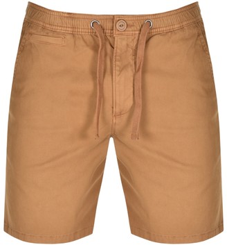 mens metallic gold shorts