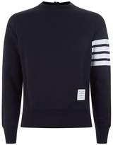 Thumbnail for your product : Thom Browne Engineered Striped Sweatshirt