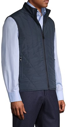 Corneliani Quilted Wool Reversible Vest