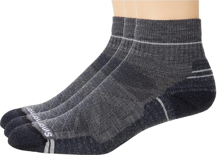 Smartwool Performance Hike Light Cushion Ankle 3-Pack Shoes Medium Gray : MD (US Men's Shoe 6-8.5 - Women's Shoe 7-9.5) Medium, Wool/Nylon