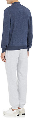 Brunello Cucinelli Men's Cotton Fleece Sweatpants-Light Grey