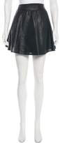 Thumbnail for your product : L'Agence Leather Mini Skirt