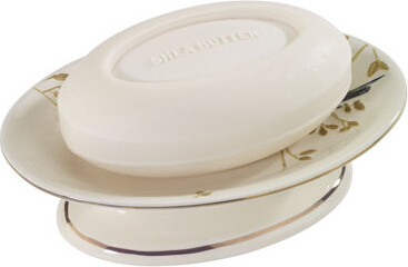 Avanti Linens Gilded Birds Bath Soap Dish