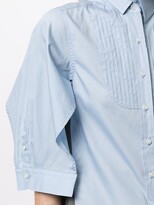 Thumbnail for your product : Kolor Asymmetric Pleated Shirt