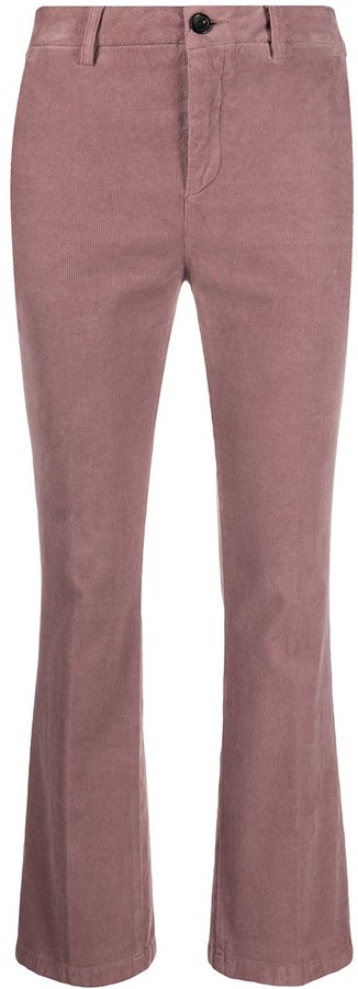 corduroy bootcut trousers