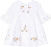 Thumbnail for your product : Tartine et Chocolat Floral-Embroidered Cotton Dress
