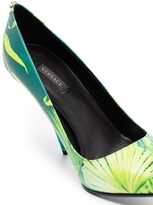 Thumbnail for your product : Versace 110mm Leaf-Print Pumps