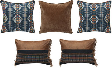 Wooded River Moreno Midnight Coverlet Set