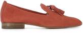 Thumbnail for your product : Santoni Red Suede Loafers