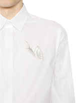 Thumbnail for your product : J.W.Anderson Snails Embroidered Cotton Poplin Shirt