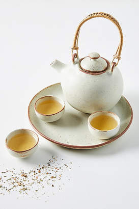 Anthropologie Marietta Tea Set By in Beige Size TEAPOT