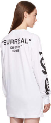 Off-White White Long Sleeve Not Real T-Shirt