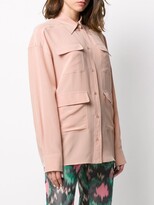 Thumbnail for your product : Rochas Four-Pocket Silk Shirt