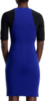 Thumbnail for your product : Stella McCartney Anita Contour Colorblock Sheath Dress, Blue/Black