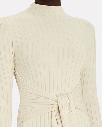 Significant Other Ariana Tie-Front Sweater Dress