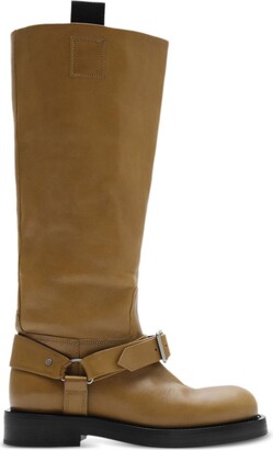 Amy Crookes Black Victorine 60 Shirred Thigh-High Boots