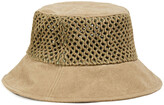 Thumbnail for your product : Rag & Bone Nando crochet-paneled cotton-canvas bucket hat