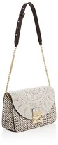 Thumbnail for your product : Furla Metropolis Lace Print Small Leather Shoulder Bag