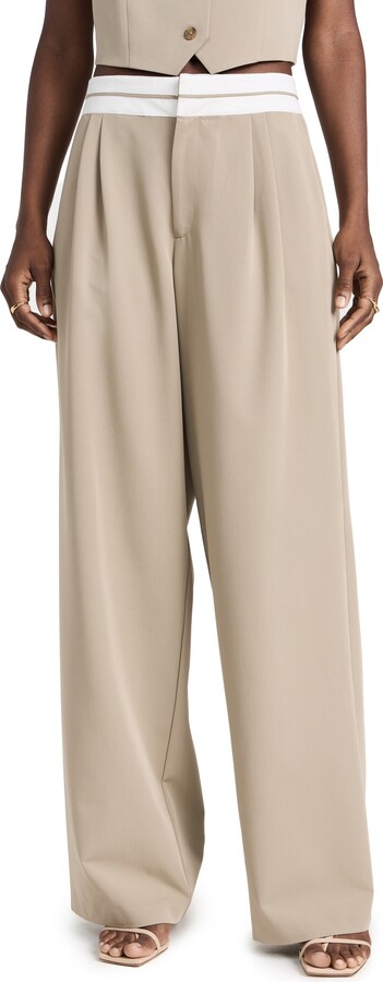 WAYF Exposed Waistband Pants