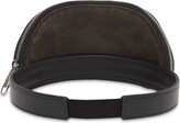 Thumbnail for your product : Burberry Leather Zip-Pocket Visor