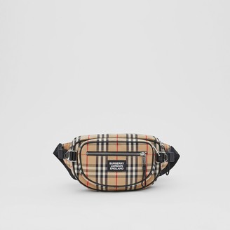 burberry medium vintage check bum bag