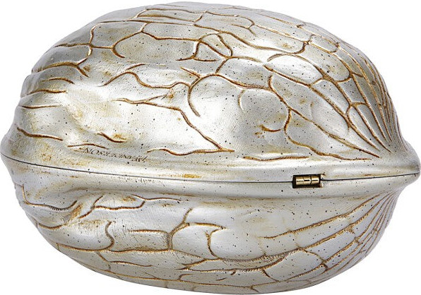 J.W.Anderson Compact Walnut Clutch With Shoulder Strap