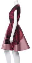 Thumbnail for your product : Giambattista Valli Floral Knee-Length Dress w/ Tags