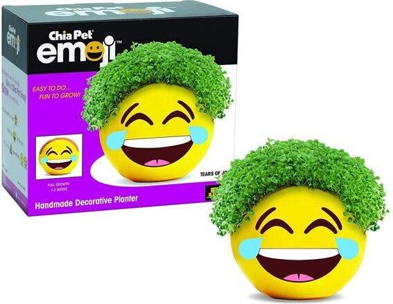 Joseph Enterprises Chia Pet Planter - Emoji -Tears of Joy