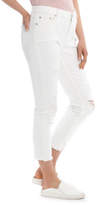 Thumbnail for your product : Grab NEW Jean with Ripped Details White