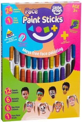 Little Brian Face Paint Sticks Assorted 24 Pack