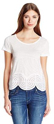 Desigual Women's Printed Short Sleeve T-Shirt - - (Manufacturer Size:XX-Large)