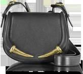 Thumbnail for your product : Roberto Cavalli Kripton Black Leather Small Shoulder Bag