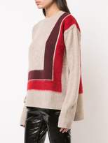 Thumbnail for your product : Derek Lam 10 Crosby Crewneck Blanket Sweater