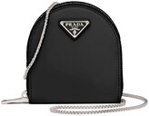 Thumbnail for your product : Prada Mini Brushed-Leather Pouch