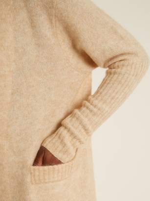 Acne Studios Brushed Knit Cardigan - Womens - Light Beige