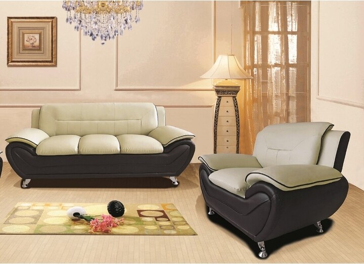 Us Pride Furniture Michael Segura Modern Upholstered Sofa and