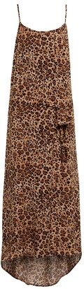 Melissa Odabash Melissa cheetah-print midi slip dress