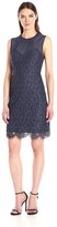 Thumbnail for your product : Anne Klein 10638862 Floral Ruched Chiffon Cocktail Dress