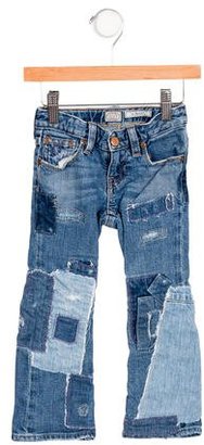 Ralph Lauren Girls' Patchwork Skinny Jeans